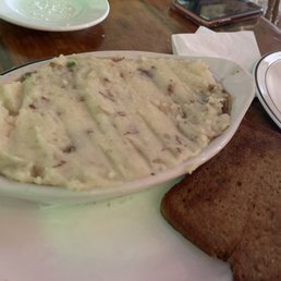 Shepherd's Pie with a slice of Guinness bread.