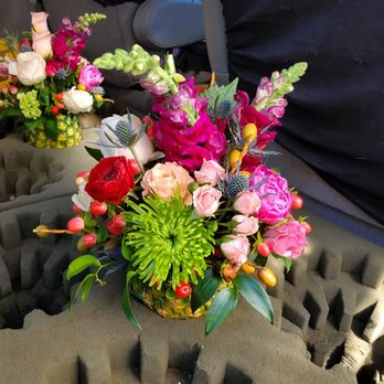 Nicola Flora - One of the pineapple arrangements - Florists Near Me - Richmond, Virginia