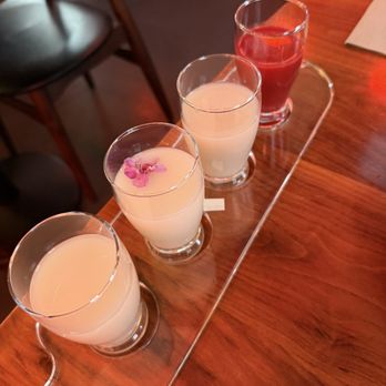 Jilli - makgeolli flight - Korean Near Me - San Francisco, California Jilli - makgeolli flight - Korean Near Me - San Francisco, California