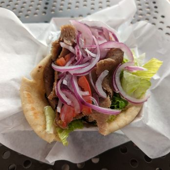 Athens West - Lamb gyro - Greek Near Me - Huntington Beach, California