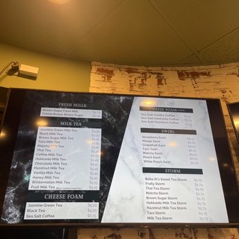 Boba St - Drink menu - Coffee & Tea Near Me - Baldwin Park, California