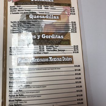 El Gallo Tapatio - menu - Mexican Near Me - Alsip, Illinois