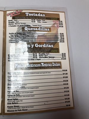 Menu photo 3 El Gallo Tapatio Alsip, IL