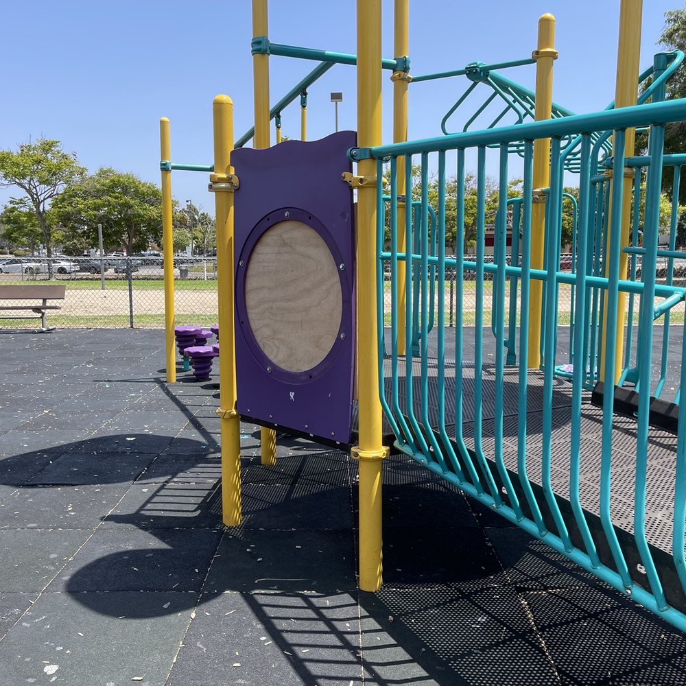 Eucalyptus Park - The tunnel to climb to the top of the play area, there are boards all over as equipment is taken down for repair constantly. - Playgrounds Near Me - Chula Vista, California Eucalyptus Park - The tunnel to climb to the top of the play area, there are boards all over as equipment is taken down for repair constantly. - Playgrounds Near Me - Chula Vista, California