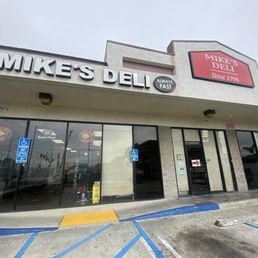 Exterior outside entrance of Mike's Deli - Store front 2/2024 - Los Angeles, California Exterior outside entrance of Mike's Deli - Store front 2/2024 - Los Angeles, California