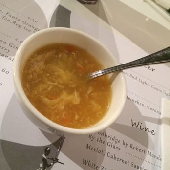 Panda Mongolian BBQ - Egg flower soup. - Mongolian Near Me - Orange, California