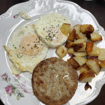 Cloud Cafe - Eggs potatoes and sausage patty - Coffee & Tea Near Me - Lake Forest, California Cloud Cafe - Eggs potatoes and sausage patty - Coffee & Tea Near Me - Lake Forest, California