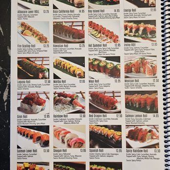 Ozen Sushi - Fresh roll menu - Japanese Near Me - Foothill Ranch, California