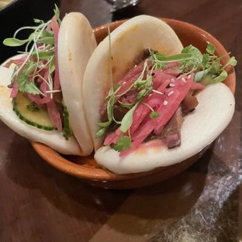 Tiffins Restaurant - Korean Barbecue Mushroom Bao Buns - New American Near Me - Lake Buena Vista, Florida Tiffins Restaurant - Korean Barbecue Mushroom Bao Buns - New American Near Me - Lake Buena Vista, Florida