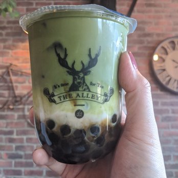 The Alley - Deerioca matcha with soy - $6 - Bubble Tea Near Me - Mississauga, Ontario The Alley - Deerioca matcha with soy - $6 - Bubble Tea Near Me - Mississauga, Ontario