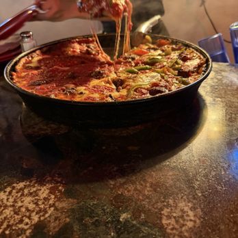 Pequod's Pizza - 16" Large Thin Pizza - Pizza Near Me - Chicago, Illinois Pequod's Pizza - 16" Large Thin Pizza - Pizza Near Me - Chicago, Illinois