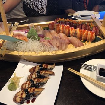 Sakura - Love Boat with 2 orders of unagi. - Sushi Bars Near Me - Woodland, California Sakura - Love Boat with 2 orders of unagi. - Sushi Bars Near Me - Woodland, California