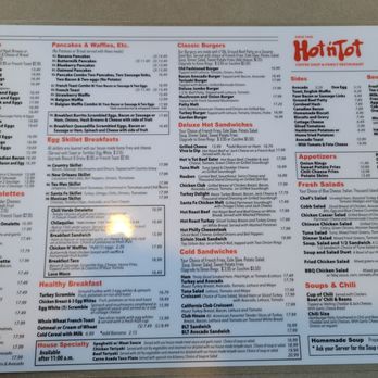 Hot N Tot - Menu 9/1/25 - American Near Me - Lomita, California