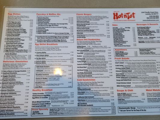 Menu photo 1 Hot N Tot Lomita, CA