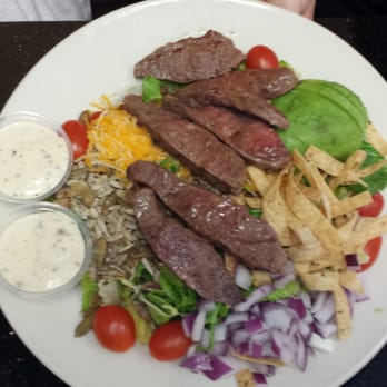La Mesa Bistro - Montreal Flatiron steak salad. Deeeeelish! Steak very tender. - Cafes Near Me - La Mesa, California La Mesa Bistro - Montreal Flatiron steak salad. Deeeeelish! Steak very tender. - Cafes Near Me - La Mesa, California