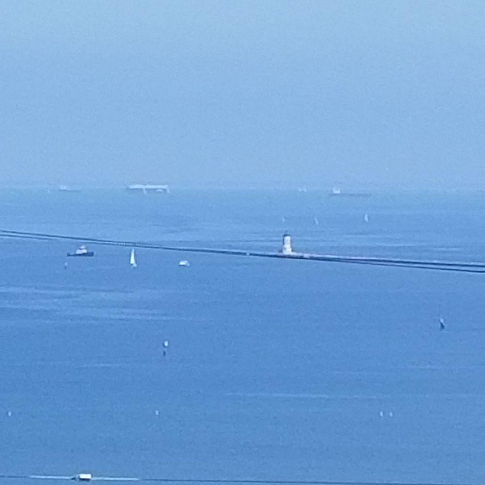 Angel's Gate lighthouse from Lookout Point park.