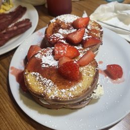 Strawberry stuffed French toast Strawberry stuffed French toast