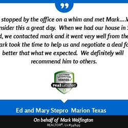 Mark Wolfington - Re/Max River Cities