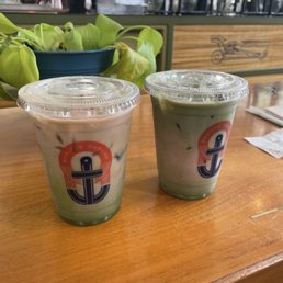 Strawberry Oat Milk Matcha
