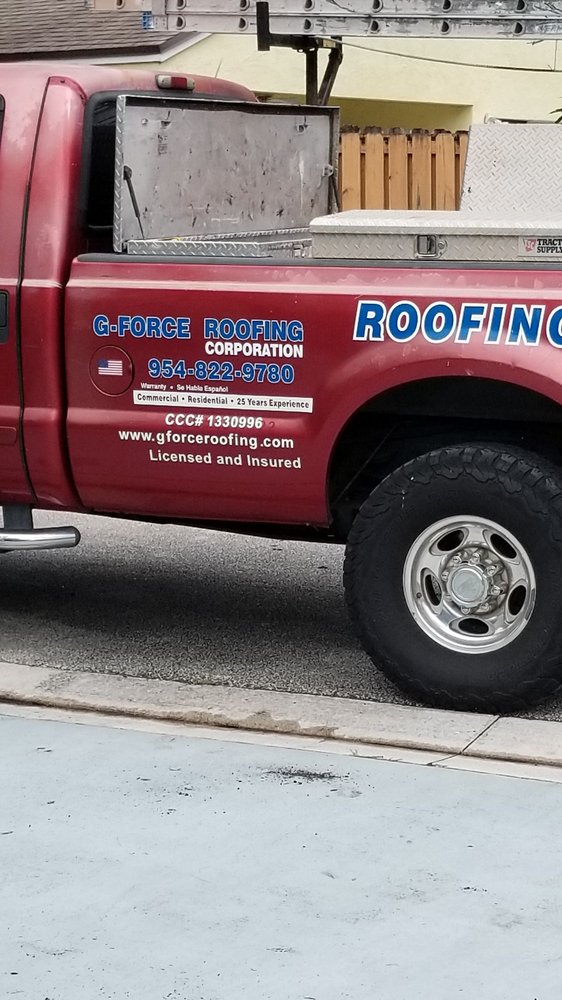 Slide of G-Force Roofing