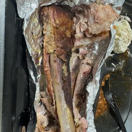 The bone that was missing half the meat and the fatty, slimy meat that was on the other 3 bones! The bone that was missing half the meat and the fatty, slimy meat that was on the other 3 bones!