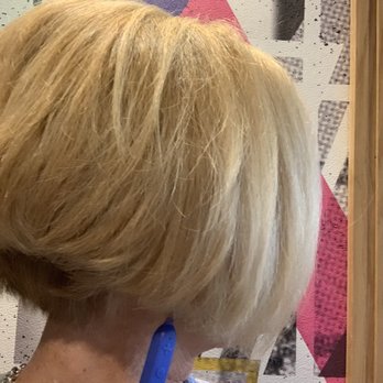 Applewoods Day Spa & Salon - What I got Not like the photo and I cut the back myself - Nail Salons Near Me - Weston, Florida Applewoods Day Spa & Salon - What I got Not like the photo and I cut the back myself - Nail Salons Near Me - Weston, Florida