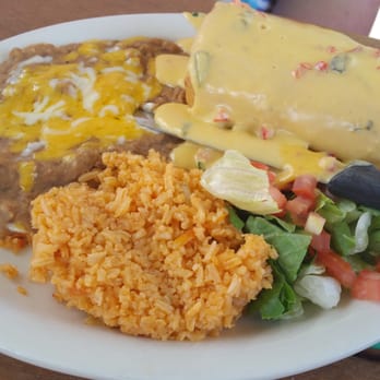 Tacos Garcia Mexican Café - Fajita chicken chimichanga, just on point. - Mexican Near Me - Amarillo, Texas