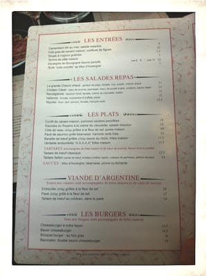 Menu photo 1 Au Bouquet Saint-Paul Paris, 75