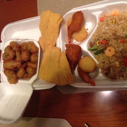 Sun Fish Market - Combo 4 with fried okra so/so nothin to write home about