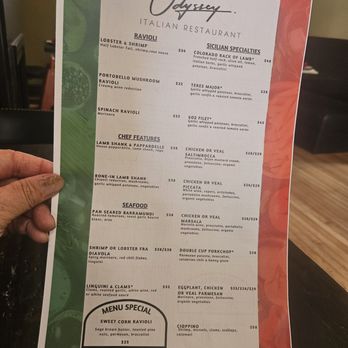 Odyssey Italian Restaurant - Ravioli, Chef Specialties, Seafood, Sicilian Specialties - Sicilian Near Me - Denver, Colorado Odyssey Italian Restaurant - Ravioli, Chef Specialties, Seafood, Sicilian Specialties - Sicilian Near Me - Denver, Colorado
