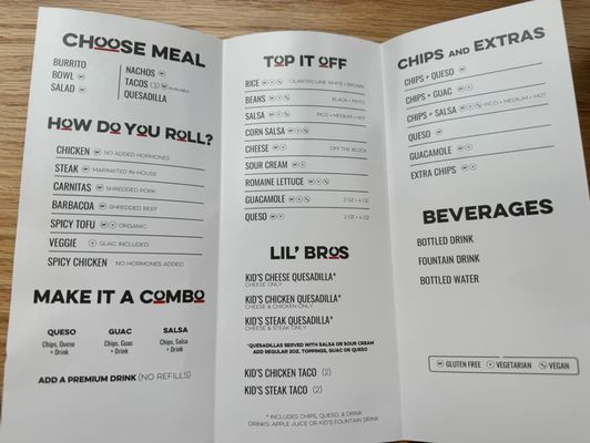 Menu photo 1 DosBros Fresh Mexican Grill Evanston, IL Menu photo 1 DosBros Fresh Mexican Grill Evanston, IL