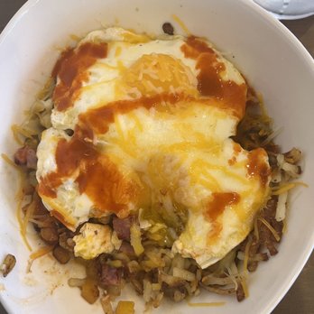 Lac Bleu Brunch Cafe - Farmers bowl, eggs sunny side up - Breakfast & Brunch Near Me - Arlington, Texas