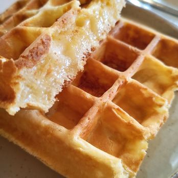 Heybings - Cheddar cheese mochi waffle - Desserts Near Me - Costa Mesa, California