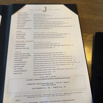 The James - Menu - American Near Me - Charleston, South Carolina The James - Menu - American Near Me - Charleston, South Carolina