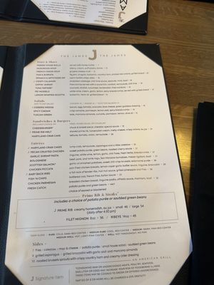 Menu photo 1 The James Charleston, SC Menu photo 1 The James Charleston, SC