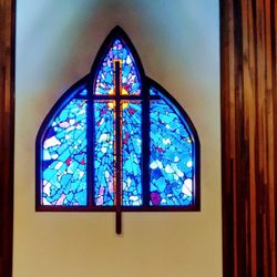 Christ the King Lutheran Church - Our stained glass window