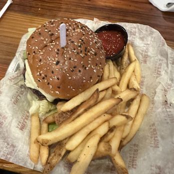 Miller's Ale House - CUE BACON CHEESEBURGER - American Near Me - Boca Raton, Florida Miller's Ale House - CUE BACON CHEESEBURGER - American Near Me - Boca Raton, Florida