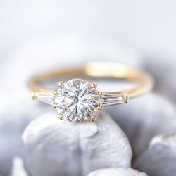 Malory Brilliant Cut Engagement Ring