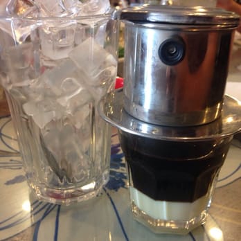 Pho Kien Giang - Cafe sua da (vietnamese iced coffee). - Vietnamese Near Me - Pinellas Park, Florida