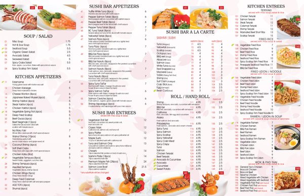 Menu photo 1 Maple Sushi Thornhill, ON