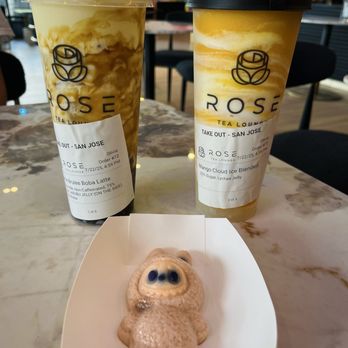 Rose Tea Lounge - Lububu jelly topping on the side or it will sink lol - Bubble Tea Near Me - San Jose, California Rose Tea Lounge - Lububu jelly topping on the side or it will sink lol - Bubble Tea Near Me - San Jose, California