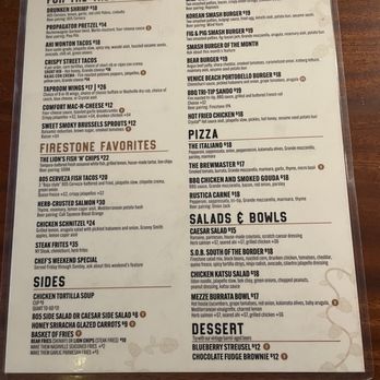 Firestone Walker Brewing- Buellton - Menu - Brewpubs Near Me - Buellton, California Firestone Walker Brewing- Buellton - Menu - Brewpubs Near Me - Buellton, California