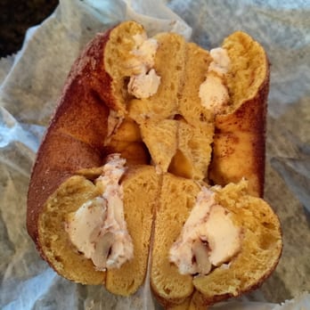 Bagel Nosh & Deli - French Toast bagel with walnut cream cheese ($3.10). - Bagels Near Me - West Windsor, New Jersey Bagel Nosh & Deli - French Toast bagel with walnut cream cheese ($3.10). - Bagels Near Me - West Windsor, New Jersey