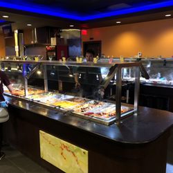 Red Sun Buffet - Buffet 5 tables. Good selection