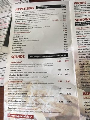 Menu photo 2 Michael Anthonys Pizza Villa Park, IL Menu photo 2 Michael Anthonys Pizza Villa Park, IL