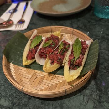 Sappeisan - Goi Nuer - beef tartar - Thai Near Me - New York, New York Sappeisan - Goi Nuer - beef tartar - Thai Near Me - New York, New York