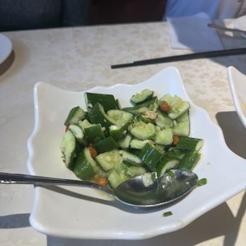 CY Chinese Restaurant - Cold Chinese cucumber with garlic, salt and roasted peanuts - Szechuan Near Me - North Miami Beach, Florida CY Chinese Restaurant - Cold Chinese cucumber with garlic, salt and roasted peanuts - Szechuan Near Me - North Miami Beach, Florida