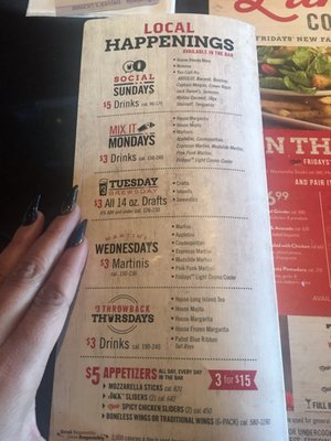 Menu photo 4 TGI Fridays Silver Spring Silver Spring, MD Menu photo 4 TGI Fridays Silver Spring Silver Spring, MD