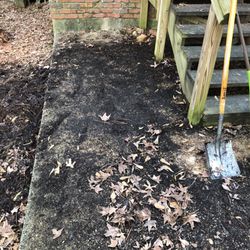 Red Bird Lawn Care & Pressure Washing - Porch before cleaning