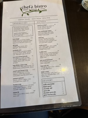 Menu photo 3 Chef's Bistro North Conway, NH Menu photo 3 Chef's Bistro North Conway, NH